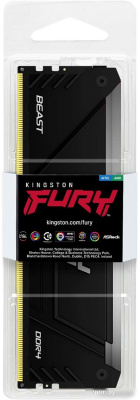 Оперативная память Kingston FURY Beast RGB 16ГБ DDR4 3200 МГц KF432C16BB2A/16 