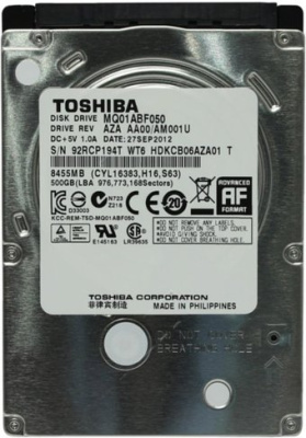Жесткий диск Toshiba MQ01ABF 500GB (MQ01ABF050) 