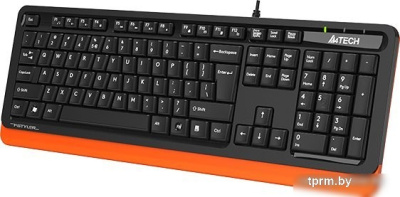 Клавиатура A4Tech Fstyler FKS10 (черный/оранжевый) 