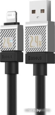 Кабель Baseus CoolPlay Series USB Type-A - Lightning (1 м, черный) 