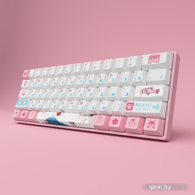 Клавиатура Akko 3061 World Tour Tokyo R2 (Akko CS Jelly Pink) 