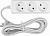 Удлинитель General Lighting GES-10 470013 (3 м, белый) 