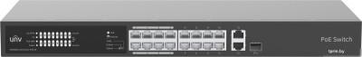 Неуправляемый коммутатор Uniview NSW2020-16T1GT1GC-POE-IN 