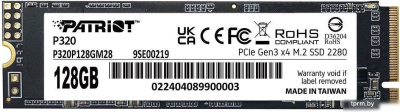 SSD Patriot P320 128GB P320P128GM28 
