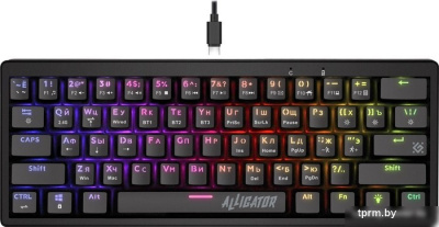 Клавиатура Defender Alligator GK-315 (черный) 
