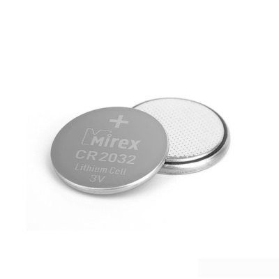 Батарейка Mirex CR2032 литиевая блистер 2 шт 23702-CR2032-E2 