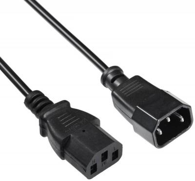 Кабель Buro IEC320-C13/IEC320-C14 1.8м 