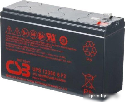 Аккумулятор для ИБП CSB UPS123606 F2 (12В/7.5 А·ч) 