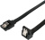 Кабель Cablexpert CC-SATAM-DATA90-BL-50CM Кабель Cablexpert CC-SATAM-DATA90-BL-50CM