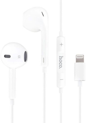Наушники Hoco M111 Lightning (белый)
