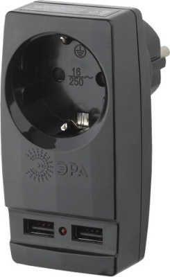 Разветвитель ЭРА SP-1e-USB-B Б0026333