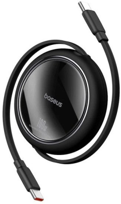 Кабель Baseus Free2Draw Mini USB Type-C -USB Type-C (1 м, черный) 