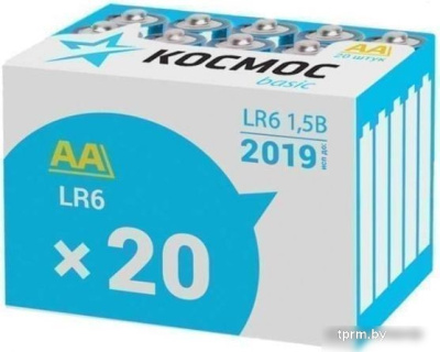 Батарейка КОСМОС LR6 20BOX KOCLR620BOX 20 шт 