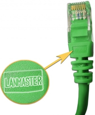 Кабель Lanmaster LAN-PC45/U5E-5.0-GN