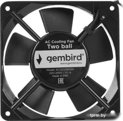 Вентилятор для корпуса Gembird AC12025B22H 