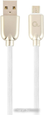 Кабель Cablexpert CC-USB2R-AMmBM-1M-W USB Type-A - microUSB (1 м, белый) 