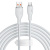 Кабель Baseus Pudding Series USB Type-A - USB Type-C (2 м, белый) 