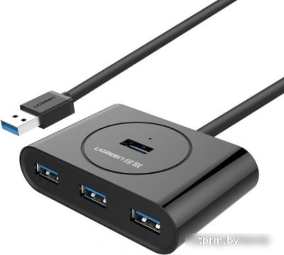 USB-хаб Ugreen CR113 (черный) 