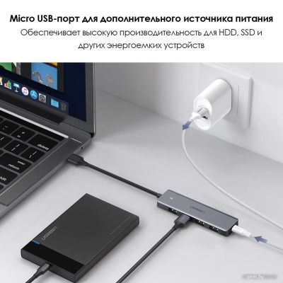 USB-хаб Ugreen CM219 50985 