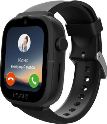 Детские умные часы Elari KidPhone 4G Go (черный) 