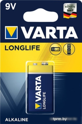 Батарейки Varta Longlife 9V 4122 