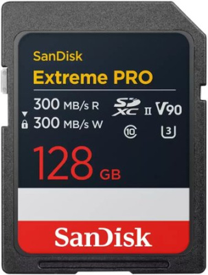 Карта памяти SanDisk Extreme PRO SDXC SDSDXDM-128G-GN4IN 128GB