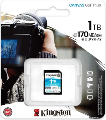 Карта памяти Kingston Canvas Go! Plus SDXC 1TB 