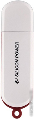 USB Flash Silicon-Power LuxMini 320 White 64GB (SP064GBUF2320V1W) 