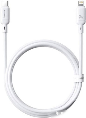 Кабель Baseus Silky Series Fast Charging Cable USB Type-C - Lightning (1 м, белый) 