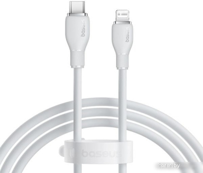Кабель Baseus Pudding Series Fast Charging USB Type-C - Lightning (1.2 м, белый) 