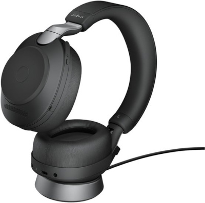Наушники Jabra Evolve2 85 USB-A UC (черный, с зарядной базой) 