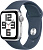 Умные часы Apple Watch SE 2 40 мм (алюминиевый корпус, серебристый/грозовой синий, спортивный силиконовый ремешок S/M) 