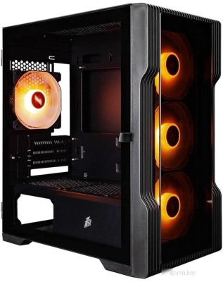 Корпус 1stPlayer Trilobite T3-G ARGB T3-G-BK-4F7 