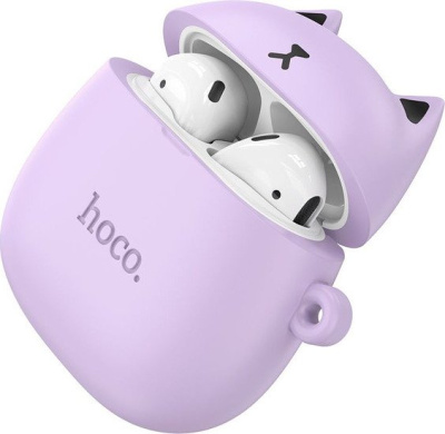 Наушники Hoco EW45 Cute Cat (сиреневый) 