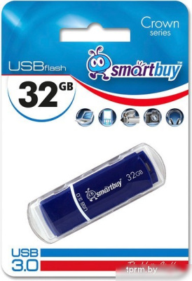 SmartBuy Crown 32Gb Blue (SB32GBCRW-Bl) 