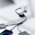 Кабель Baseus CAMLC-MJ03 USB-A - USB Type-C/microUSB/Lightning (1.2 м, синий) 