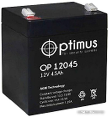 Аккумулятор для ИБП Optimus OP 12045 (12В/4.5 А·ч) 