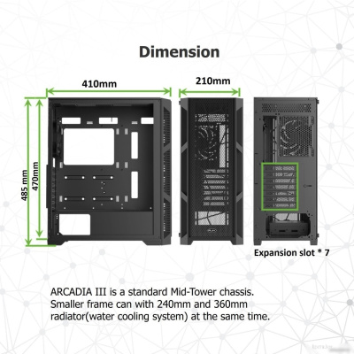 Корпус Raijintek Arcadia III V2 