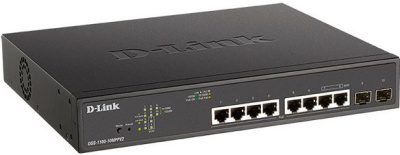 Управляемый коммутатор 2-го уровня D-Link DGS-1100-10MPPV2/A3A 