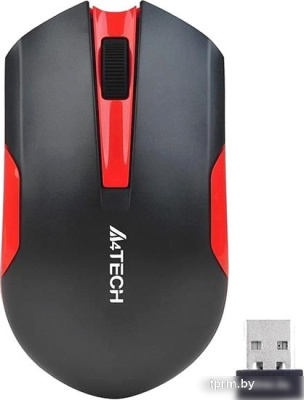 Мышь A4Tech G3-200N (черный/красный) 