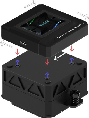 Система жидкостного охлаждения для процессора Thermalright Frozen Warframe 360 SE ARGB (черный) 