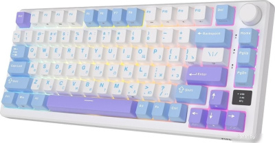 Клавиатура Royal Kludge RK-M75 RGB Taro Milk (RK Brown) 