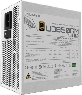 Блок питания Gigabyte UD850GM PG5W 