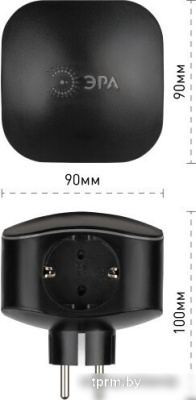 Разветвитель ЭРА SP-3e-USB-Black Б0046364 