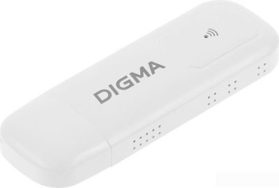 4G модем Digma WiFi DW1960 3G/4G (белый) 