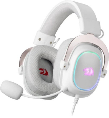 Наушники Redragon Zeus X (белый/розовый) 