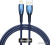 Кабель Baseus Glimmer Series Fast Charging Data Cable USB Type-A - Lightning 2.4A CADH000303 (2 м, синий) 