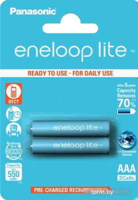 Panasonic Eneloop Lite AAA 550mAh 2 шт. [BK-4LCCE/2BE] 