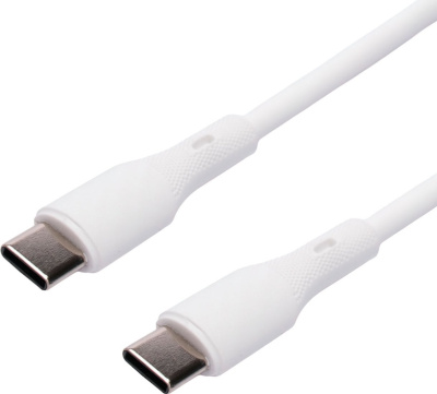 Кабель Cablexpert CC-USB2S-CMCM-1M-W USB Type-C - USB Type-C (1 м, белый) 