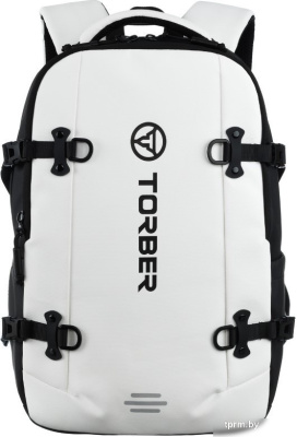 Городской рюкзак Torber Xtreme 18 TS1101WH (белый/черный) 